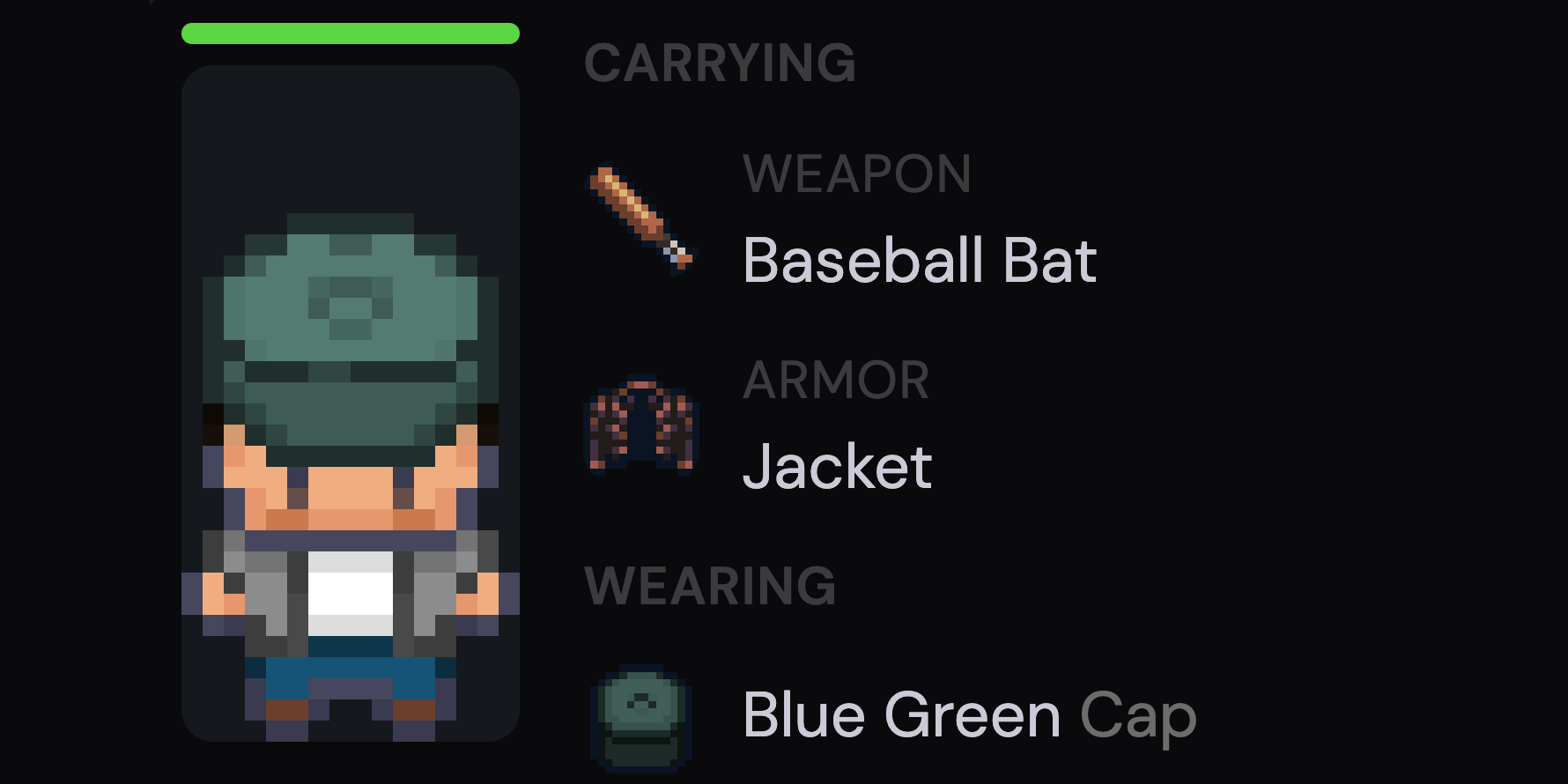 Survivor loadout
