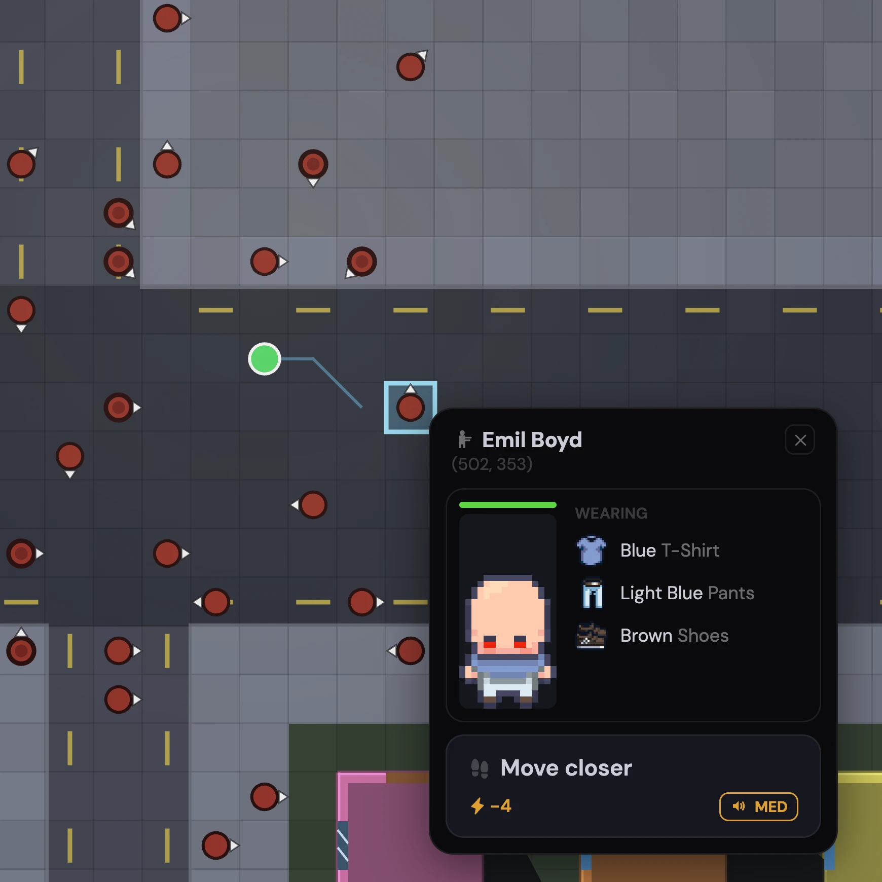 A horde of zombies